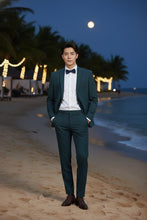 RN Collection Dark Blue 2-Button Notch Suit (2-Piece Set)