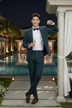 RN Collection Dark Blue 2-Button Notch Suit (2-Piece Set)