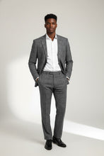 RN Collection Dark Blue Windowpane 2-Button Notch Suit (2-Piece Set)