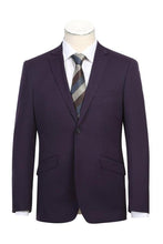 RN Collection Dark Purple 2-Button Notch Suit (2-Piece Set)