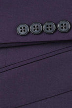 RN Collection Dark Purple 2-Button Notch Suit (2-Piece Set)