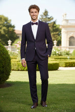 RN Collection Dark Purple 2-Button Notch Suit (2-Piece Set)