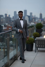 RN Collection Dimgrey Windowpane 2-Button Notch Suit (2-Piece Set)