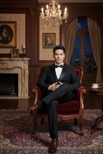 RN Collection "Gabriel" Black Tailcoat Tuxedo (2-Piece Set)