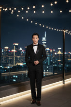 RN Collection "Gabriel" Black Tailcoat Tuxedo (2-Piece Set)