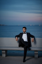 RN Collection "Gaston" Black 2-Button Notch Tuxedo (2-Piece Set)