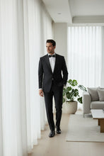 RN Collection "Gaston" Black 2-Button Notch Tuxedo (2-Piece Set)
