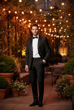 RN Collection "Gaston" Black 2-Button Notch Tuxedo (2-Piece Set)