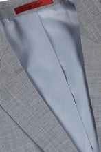 RN Collection Grey Solid 2-Button Notch Suit (2-Piece Set)