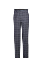 RN Collection Grey Windowpane 2-Button Notch Suit (2-Piece Set)
