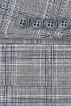 RN Collection Grey Windowpane 2-Button Notch Suit (2-Piece Set)