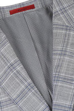 RN Collection Grey Windowpane 2-Button Notch Suit (2-Piece Set)