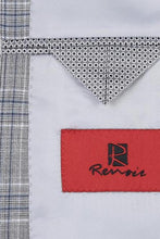 RN Collection Grey Windowpane 2-Button Notch Suit (2-Piece Set)