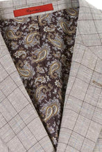 RN Collection Grey Windowpane 2-Button Notch Suit (2-Piece Set)