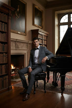 RN Collection Grey Windowpane 2-Button Notch Suit (2-Piece Set)