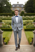 RN Collection Grey Windowpane 2-Button Notch Suit (2-Piece Set)