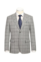 RN Collection Grey Windowpane Sports Jacket