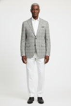 RN Collection Grey Windowpane Sports Jacket