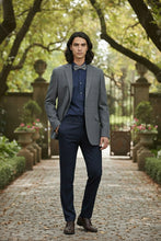 RN Collection Grey Windowpane Sports Jacket