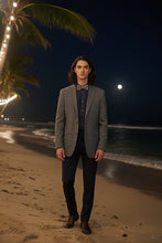 RN Collection Grey Windowpane Sports Jacket