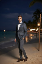 RN Collection Grey Windowpane Sports Jacket