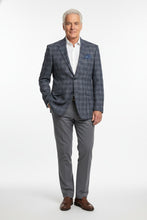 RN Collection Grey Windowpane Sports Jacket