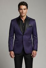RN Collection "Hugo" Purple Tuxedo Jacket (Separates)