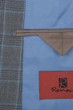 RN Collection Light Grey Windowpane 2-Button Notch Suit (2-Piece Set)