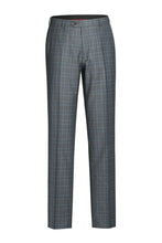 RN Collection Light Grey Windowpane 2-Button Notch Suit (2-Piece Set)