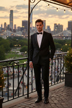 RN Collection "Louis" Black 1-Button Peak Tuxedo (2-Piece Set)