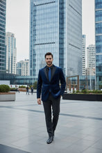 RN Collection "Marseille" Blue Velvet Jacket (Separates)