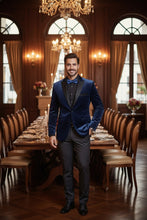 RN Collection "Marseille" Blue Velvet Jacket (Separates)