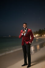 RN Collection "Marseille" Burgundy Velvet Jacket (Separates)
