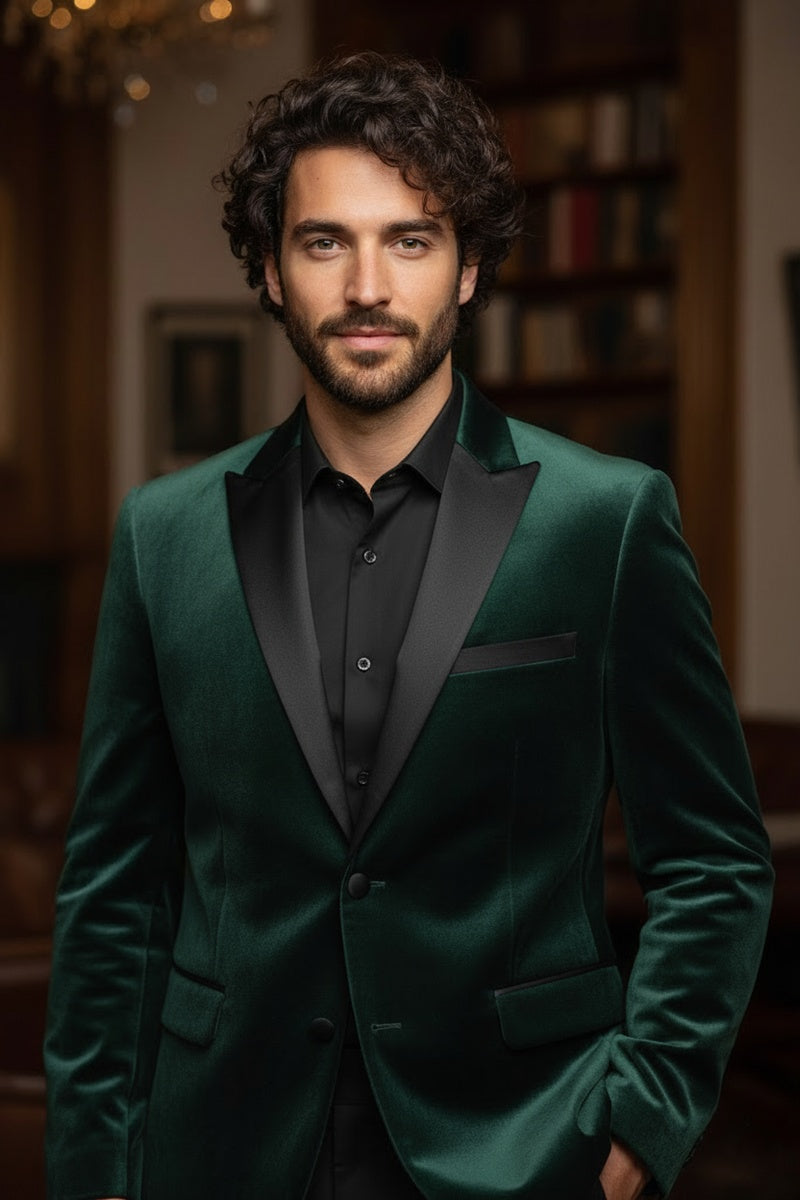 Marseille Green Velvet Jacket (Separates) Marseille Green Velvet Jacket (Separates)