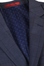 RN Collection Navy Windowpane 2-Button Notch Suit (2-Piece Set)