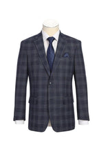 RN Collection Navy Windowpane Sports Jacket