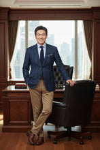 RN Collection Navy Windowpane Sports Jacket