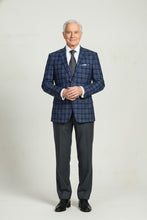 RN Collection Navy Windowpane Sports Jacket