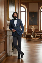 RN Collection Navy Windowpane Sports Jacket