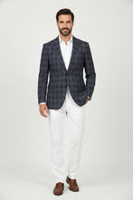 RN Collection Navy Windowpane Sports Jacket