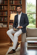 RN Collection Navy Windowpane Sports Jacket