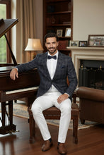 RN Collection Navy Windowpane Sports Jacket