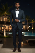 RN Collection Navy Windowpane Sports Jacket