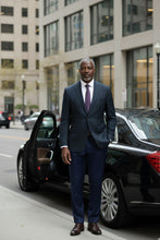 RN Collection Navy Windowpane Sports Jacket