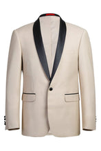 RN Collection "Paris" Beige 1-Button Shawl Tuxedo (2-Piece Set)