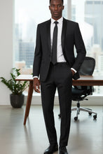RN Collection "Paris" Black 1-Button Shawl Tuxedo (2-Piece Set)
