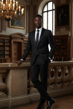 RN Collection "Paris" Black 1-Button Shawl Tuxedo (2-Piece Set)