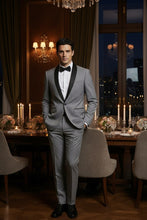 RN Collection "Paris" Grey 1-Button Shawl Tuxedo (2-Piece Set)