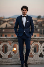 RN Collection "Paris" Navy 1-Button Shawl Tuxedo (2-Piece Set)