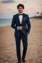 RN Collection "Paris" Navy 1-Button Shawl Tuxedo (2-Piece Set)